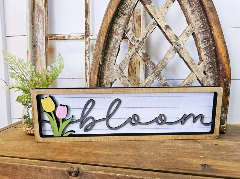 Bloom Layered Sign