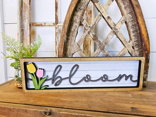 Bloom Layered Sign