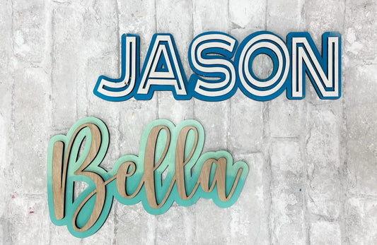 Kids- Personalized Name Sign 3D