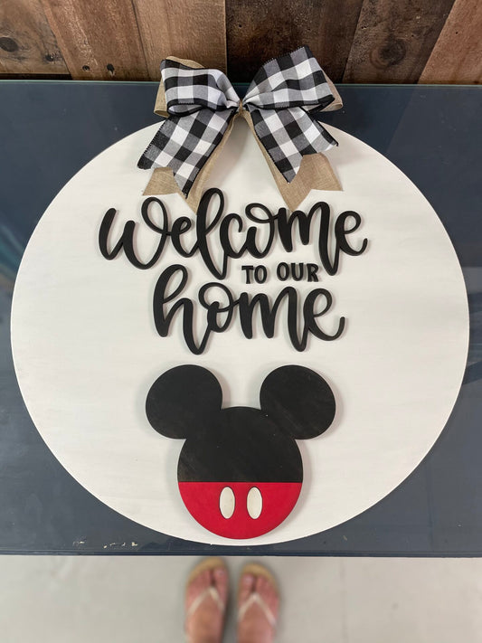 Welcome to Our Home- Mouse Interchangeable