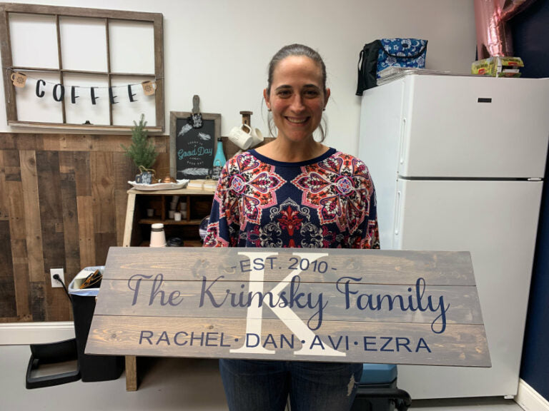 Personalized Family- Large Plank