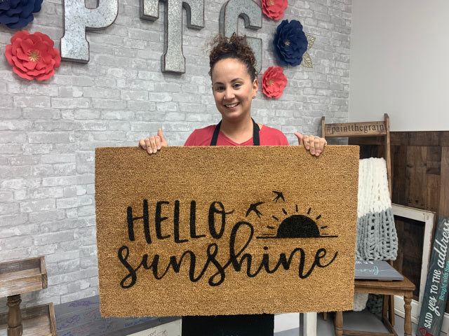 Hello Sunshine- Doormat