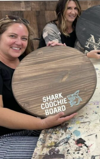 Shark Coochie Board- Thick Round