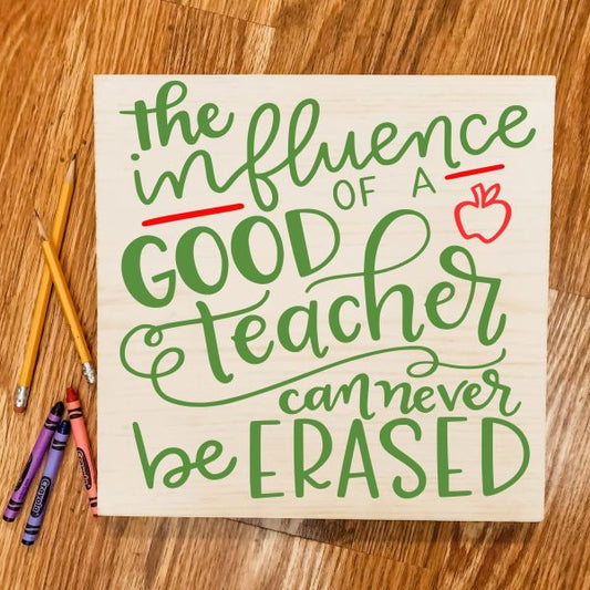 the influence of a good teacher