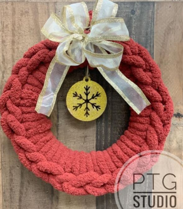 Chunky Knit Wreath