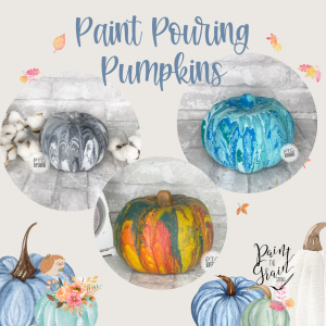 Paint Pouring Pumpkins (1)