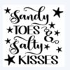 Sandy toes and salty kisses