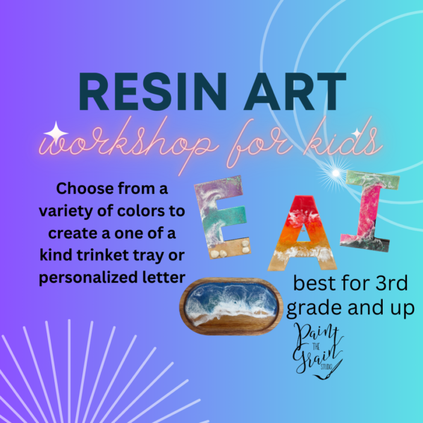 Teen Resin Art Workshop (Facebook Event Cover) (Instagram Post)